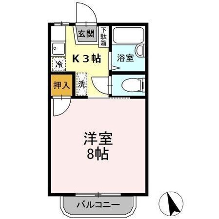 コーポあい　Ｂの物件間取画像